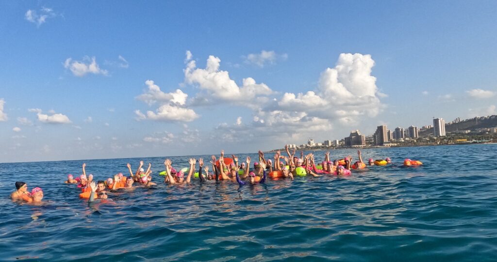 open water Haifa Israel שחייה במים פתוחים חיפה שחייה בים חיפה 7